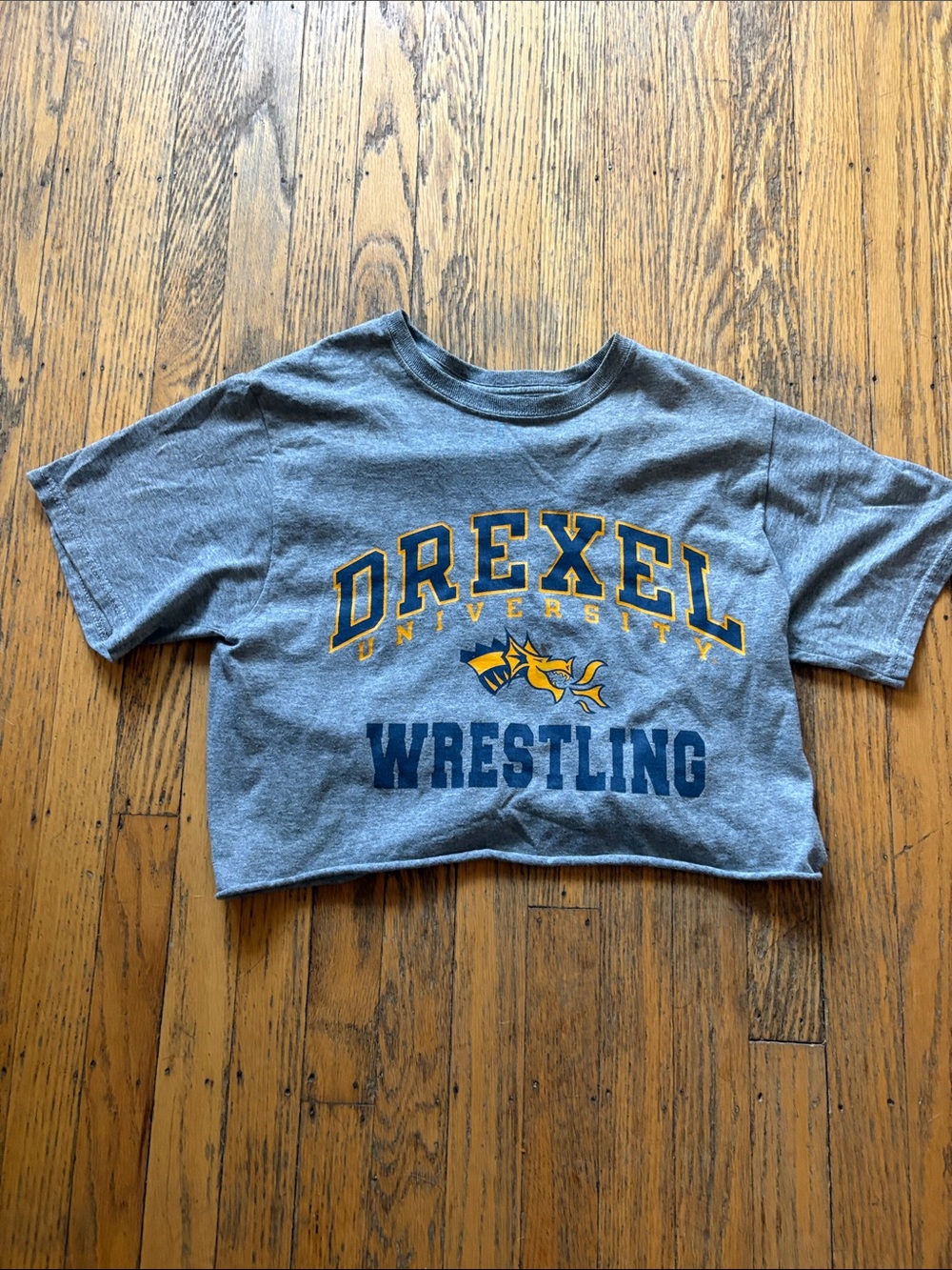 Russell Gray Wrestling Crop Tee